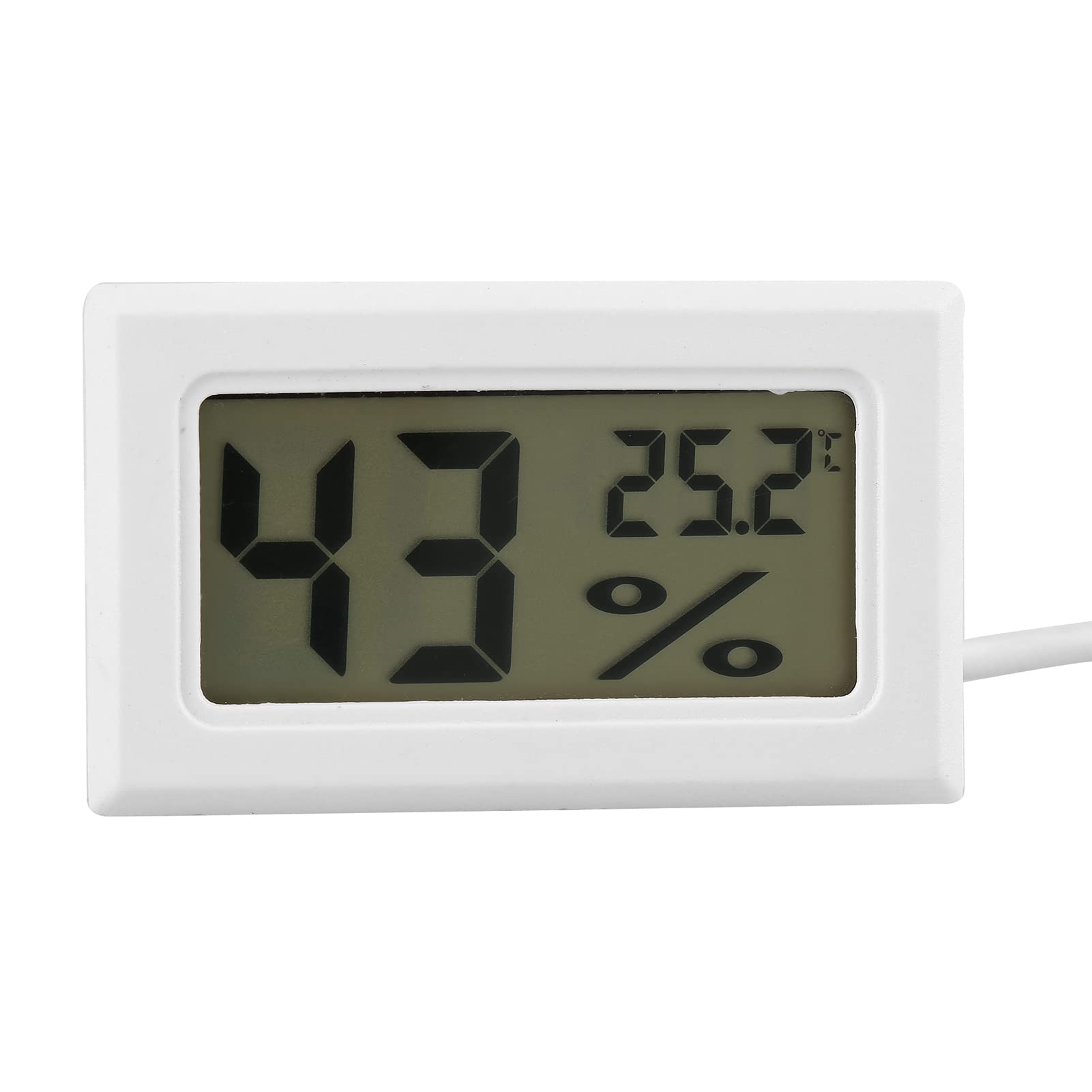 Termometro Digitale LCD con Display per umidità e Temperatura con Sonda Esterna per dei Rettili