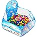 KingBee Ball Pit Pop Up Children Play Tent, Ocean Pool Baby Tent with Basketball Hoop - Toys Gifts for Kids Girls Boys Toddlers 1 2 3 4 5 6 Year Old - Balls Not Included