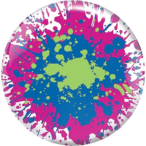 Bowlerstore Products Brunswick Paint Splatter Viz-A-Ball PRE-DRILLED Bowling Ball 10lb