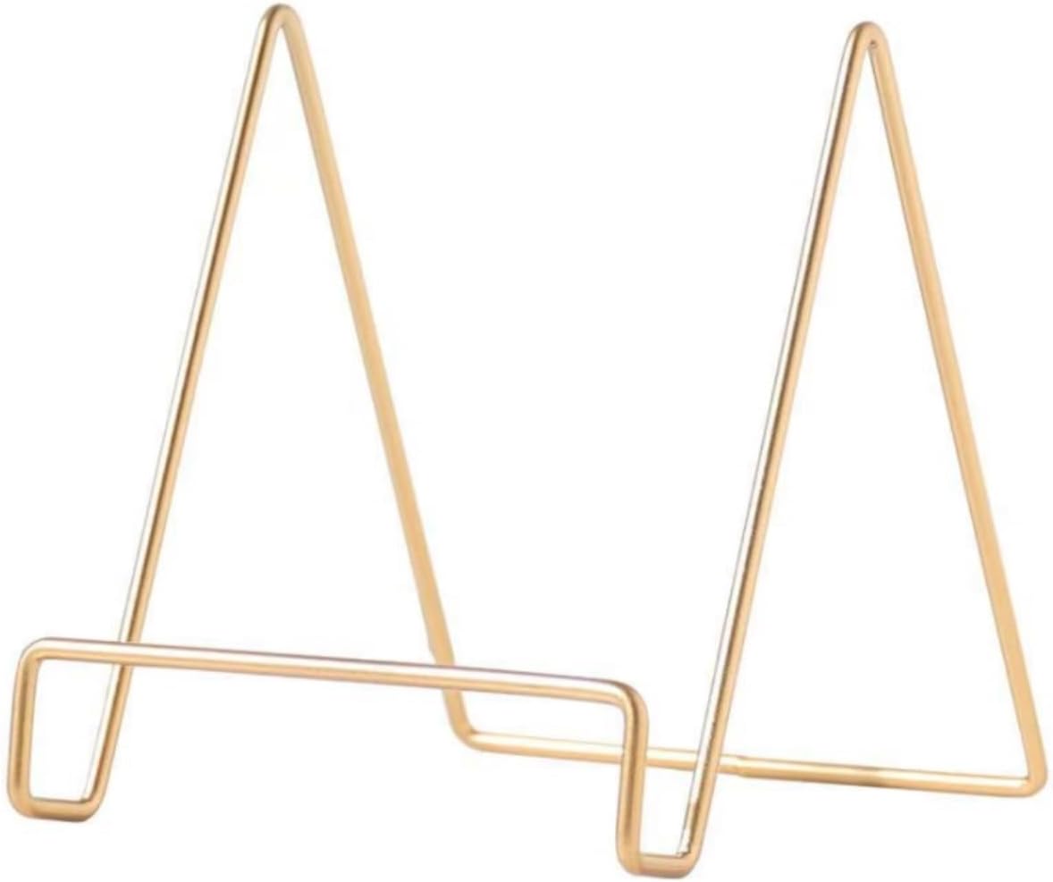 Recipe Holder Decorative Metal Tablet Cookbook Recipe Holder Picture Display Easel Plate Stand for Kitchen Countertops Cooking Helper(B,13 * 14 * 15cm)