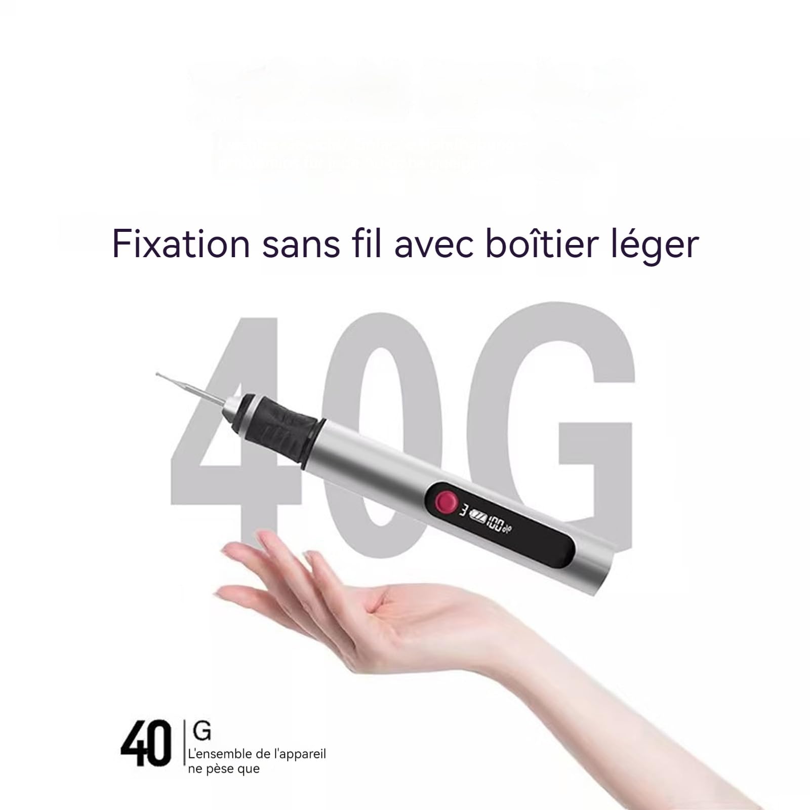 Kit Complet de Graveur Électrique - Le Graveur, Stylo Graveur Sans Fil 3 Vitesses, 30 Têtes et Multiple Gabarits, Outil Portable pour Gravure sur Bois/Métal/Verre DIY (1PC-A2)