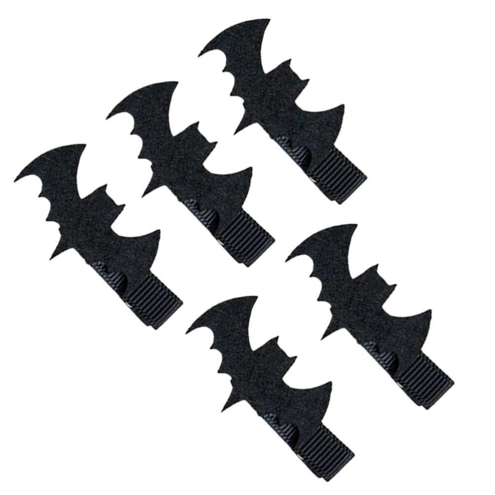 FRCOLOR Halloween Bat Hair Clips 5Pcs Black Duckbill Bang Hairpins for Kids Girls Costume Party Masquerade Hair Accessories - Image 4