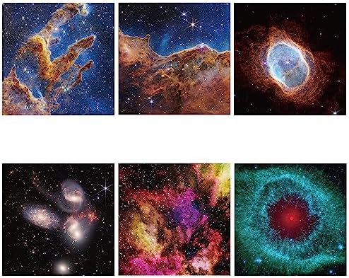 Realistic Discs Fixed Star and Nebula- Discs for POCOCO Galaxy Lite Star Projector Home Planetarium, 5k Ultra HD, 6 Pieces (Fixed Star and Nebula - 6 Discs without Projector)