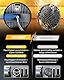 CO LIGHT 7 Zoll Motorrad LED Scheinwerfer E Geprüft mit Hi Lo Angel Eye Kompatibel mit Yama-ha,Tri-umph,Hon-da, KT-M,Wrang-ler JK TJ LJ CJ