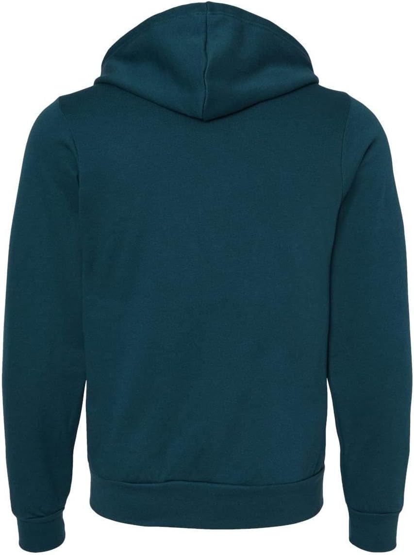 Bella Canvas - Sponge Fleece Full-Zip Hoodie - 3739-3XL - Atlantic - Image 2