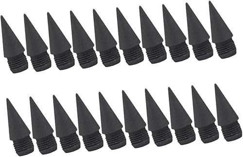 Miniatura 2 de TEHAUX 100 lápices de repuesto con punta de lápiz sin tinta, lápices eternos sin tinta, repuesto de lápiz de metal, suministros escolares, sin