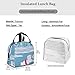 Bolsa Termica Comida Trabajo Almuerzo Porta Alimentos Infantil Niños Oficina Bolsa Calor...