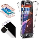 Nadoli 360 Grad Handyhülle für Galaxy A3 2016,Transparent Full-Body Weich Flexibel Einfarbig Farbe Durchsichtig Schutzhülle für Samsung Galaxy A3 2016,Transparent
