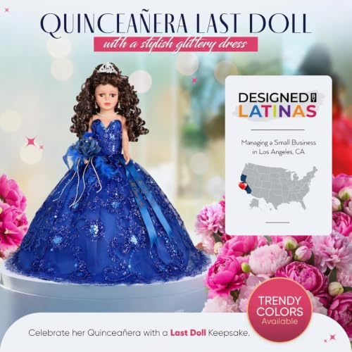 Muñeca Última Quinceañera 18" con Vestido y Accesorios miniatura 3