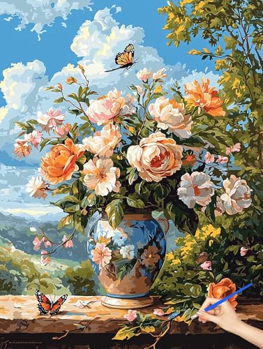 G  hG A Paint by Numbers io[yCg q S DIY Cheerful Painting H| |ph ANLbg l̂߂̃NGCeBuȎ av[g z[ ItBX̕Ǒ