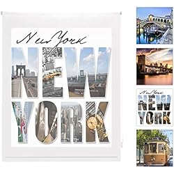 Blindecor Estor Enrollable Translúcido Blindecor Estor Enrollable Translucido Estampado Digital Urban, Ny, 130 x 180 cm