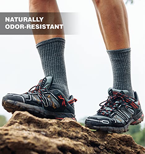 Merino Wool Crew Socks for Men and Women - Hiking and Everyday Comfort4