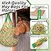 YedsIntu 3 Pcs Hay Bags for Horses, Hay Nets for Horses Goat Sheep,Goat Hay Feeder for Slower Feeding,Strong Load-Bearing Hay Bag Hanging for Horse Stable Trailer