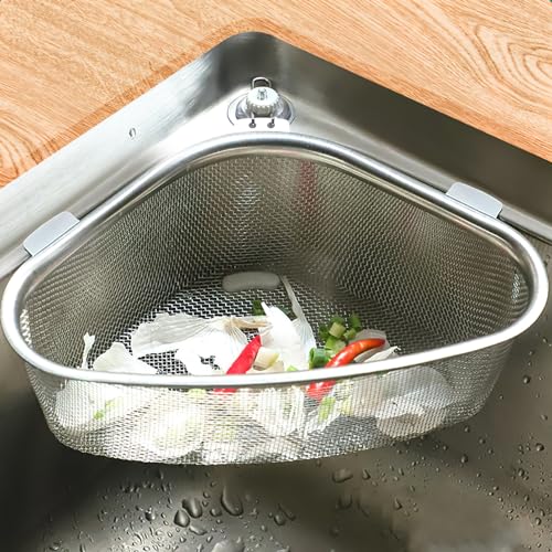 Colador para desagüe de cocina en acero inoxidable miniatura 7
