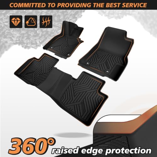 Image of TripleAliners Floor Mats for 2026 2027 Mazda CX-5 CX5 Accessories | for 2026 2027 Mazda CX-5 CX5 Accessories Cargo Liner Protection Heavy Duty TPE Custom Fit Anti-Slip Liners (Floor Mats)