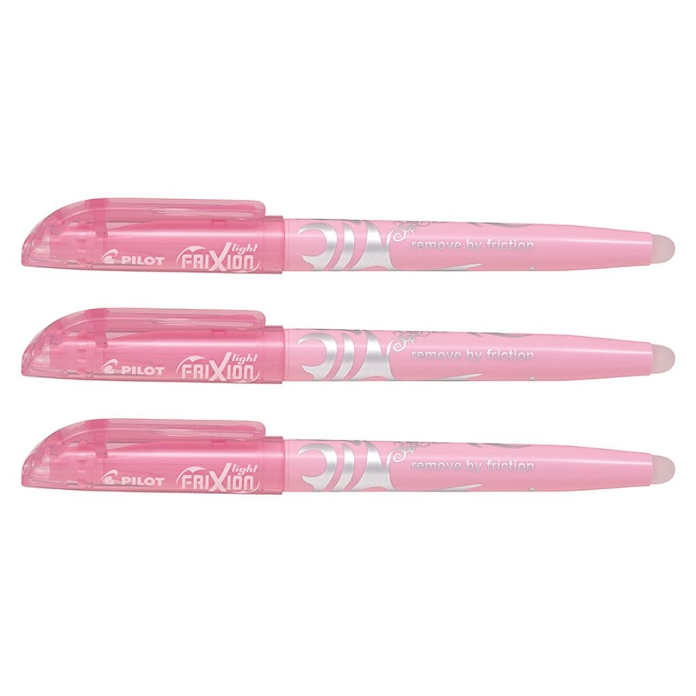 PILOT Frixion Light Pastel Pink Set of 3