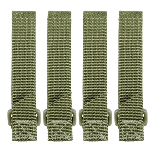 MAXPEDITION 3-Inch TacTie Attachment Straps (Pack of 4) MOLLE Clips for EDC Pouches and Pocket Organizers, Replacement MOLLE Straps for Tactical Gear