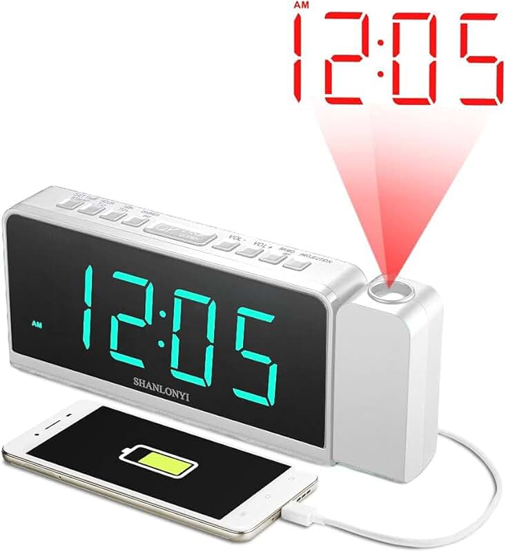 Amazon.co.uk alarm clock with battery backup