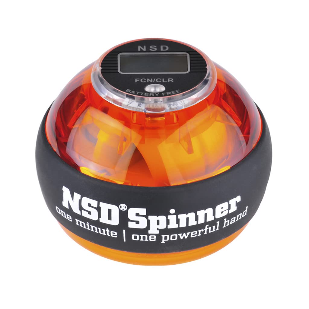 NSD Spinner Sound Pro - Professioneller Handtrainer mit Formel 1 Klangintensität und Leistungsmesser für Armstärke