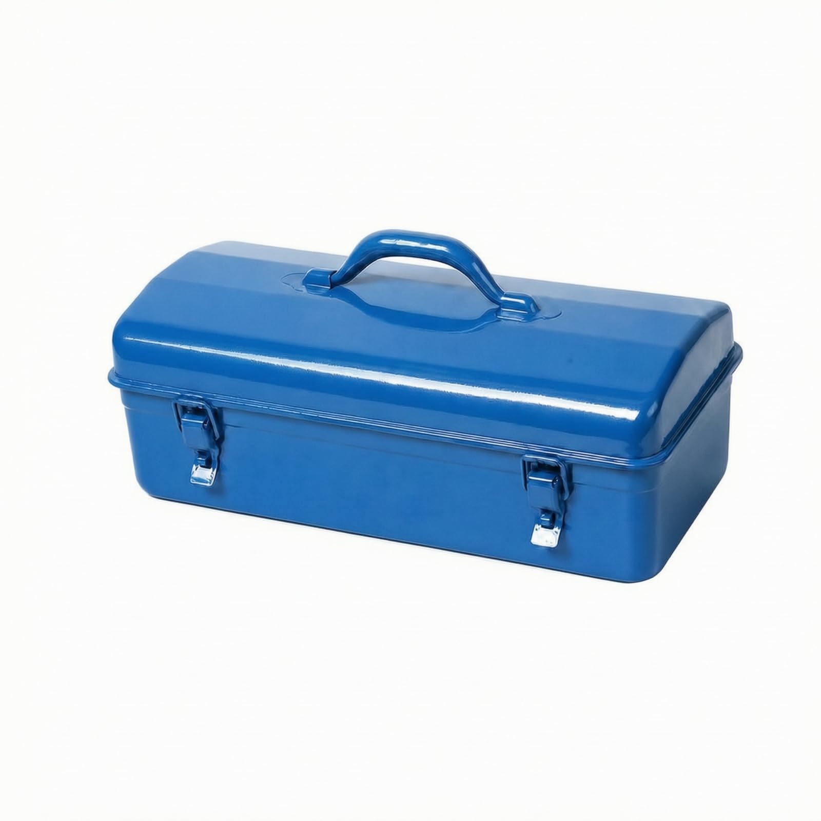 Caja Herramientas con Asa Reados, Caja Herramientas Metal, Multiusos, para Taller, Negro