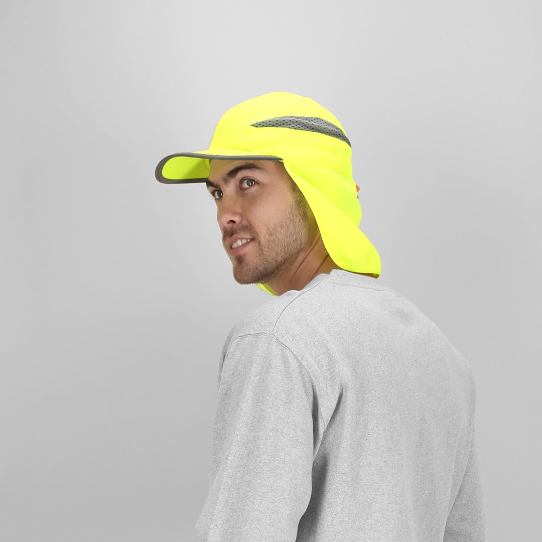 Gorra con Protector Cuello-Nuca Trekking Montaña Senderismo Microfibra Ajustable Hombre Mujer