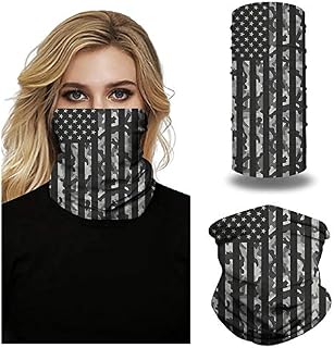 Bandana Face Mask 2pcs Balaclava Face Scarf Men Women Neck Gaiters for Dust