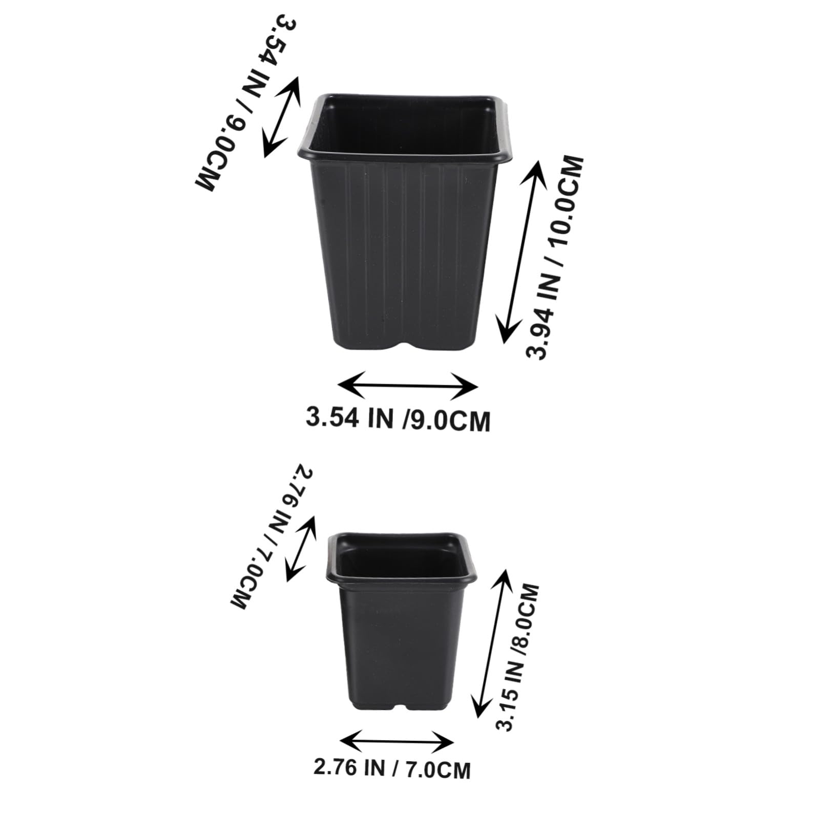 Hemobllo 27pièces Pot de Semis Plastique pour Germination des Plantes Bacs de Culture pour Pépinière Fournitures de Jardinage Plastique Pots de Semis pour Culture des Plantes