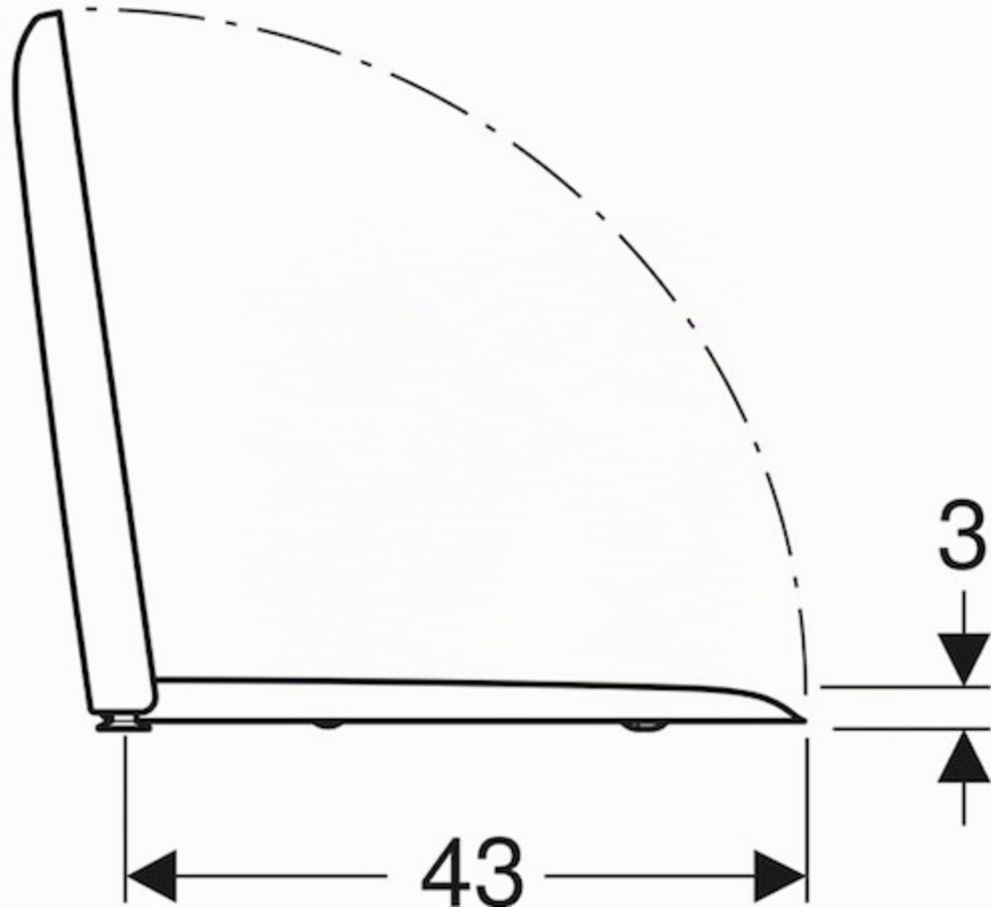 Geberit iCon Square WC-Sitz, weiß, mit Absenkautomatik, 571910000