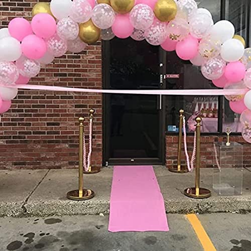 Barrière de file d'attente rose 1,5 m idéale pour restaurants et cinémas