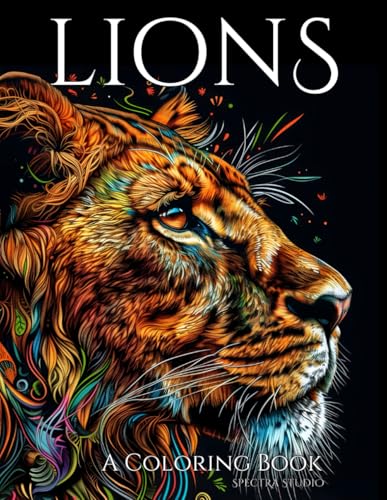 Lions, A Coloring Book