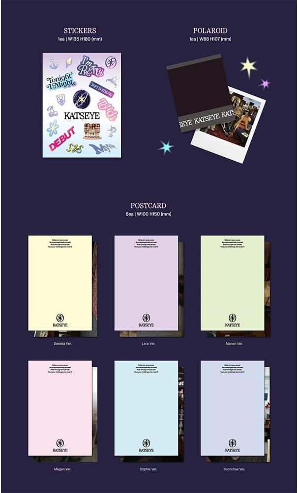 KATSEYE [1st EP Album SIS SOFT IS STRONG](SOFT Ver) + 3 Extra Photocards Set