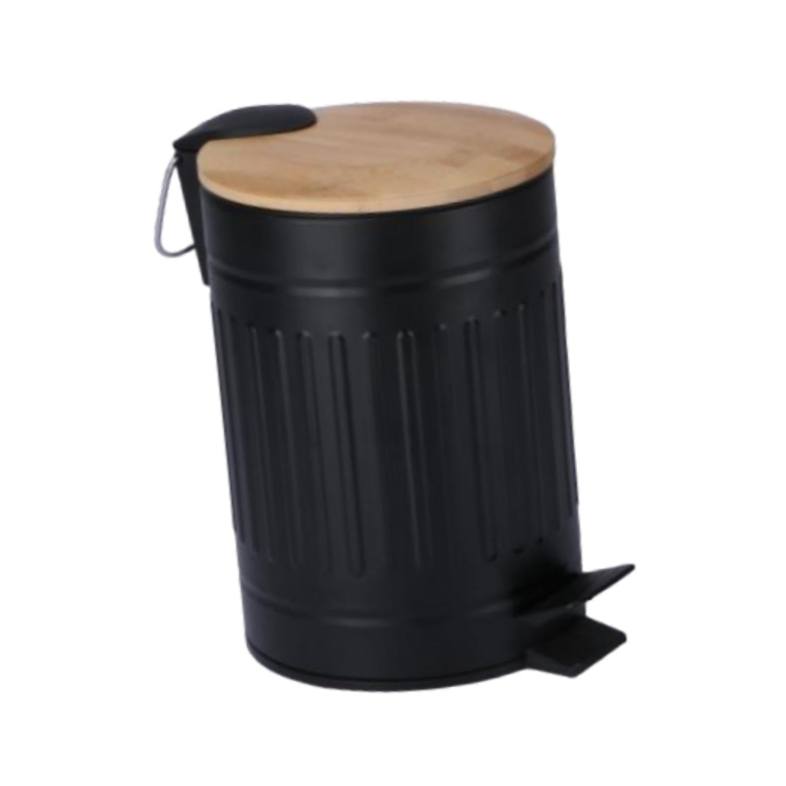 CALANDIS® Step Trash Can 5L Easy to Clean Household Dustbin for Office Restroom Toilet Black | Trash Cans & Wastebaskets | Household Supplies & Cleaning 4