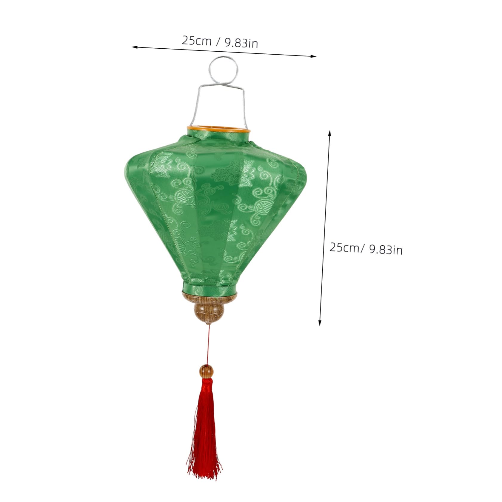 Vietnamesische Laterne Aus Eisen Und Beflocktem Stoff Hängende Dekorative Laterne Für Hochzeiten Partys Und Festivals