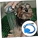 KOMBIUDA 1 Set Durable Pet Shower Sprayer with Massage Brush for Dogs Bathing Nozzle and PVC Hose for Grooming and Pets Effortlessly