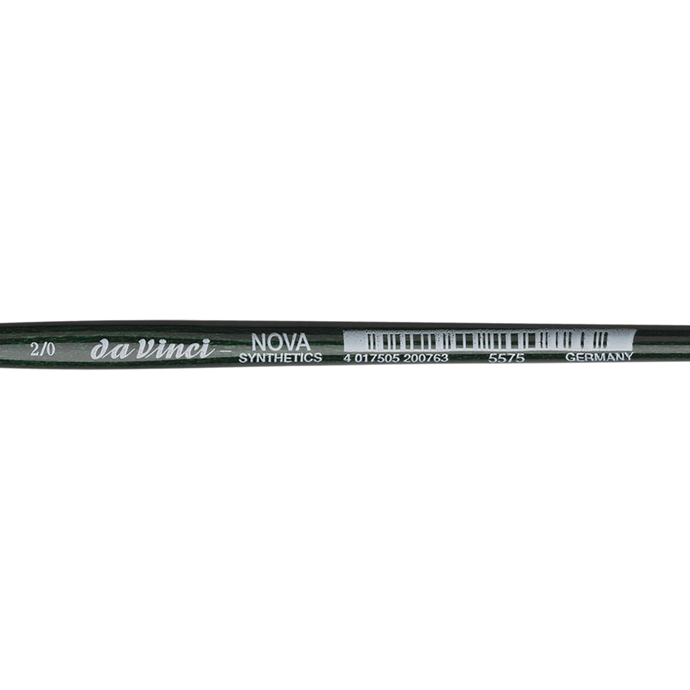 Da Vinci Nova Series 122 pędzel płaski dla fanów malarstwa, wykonany z włosów syntetycznych, rozmiar 0