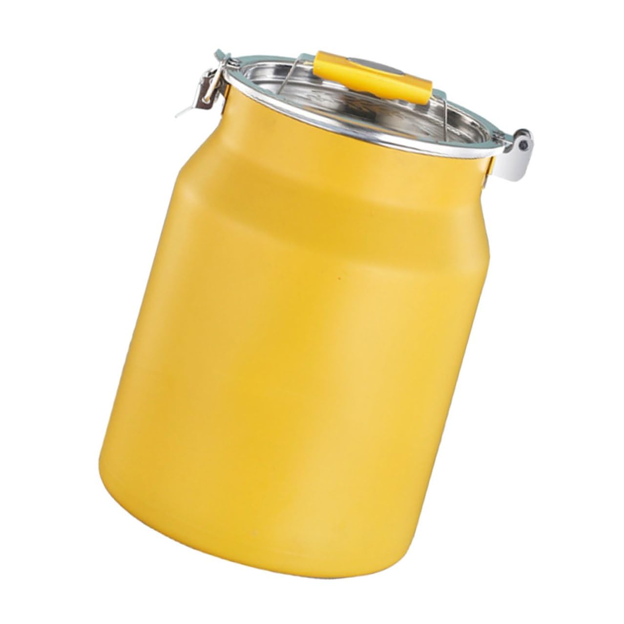 Stockage la cuisine pratique avec le grand seau à riz DOITOOL jaune 8l