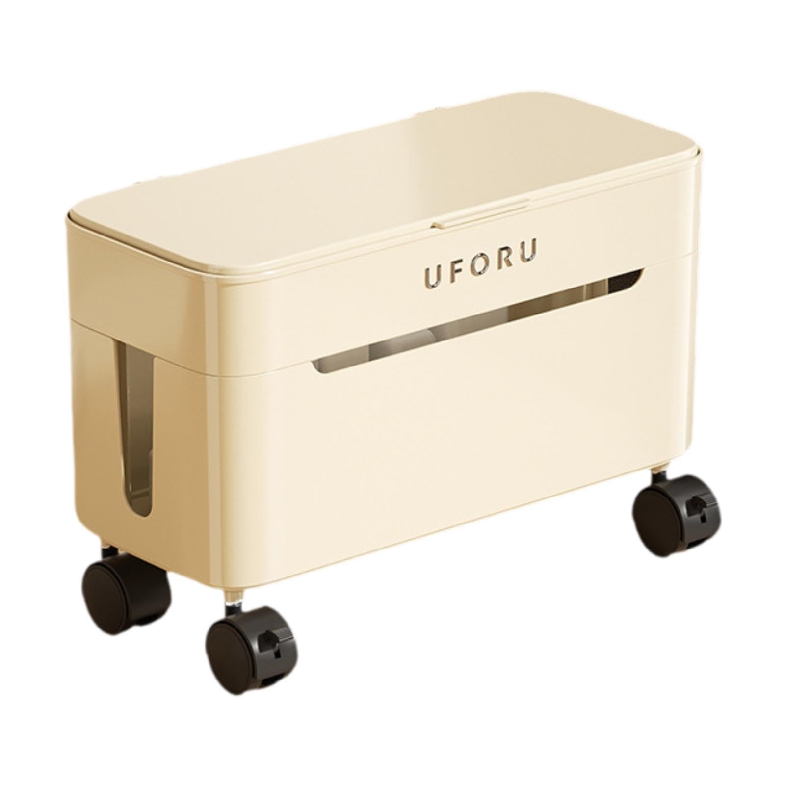Caja de Almacenamiento, Organizador de Escritorio Perforado, Compartimento para, a Prueba de Polvo, Caja de Almacenamiento, Compartimento, Pa, Blanco
