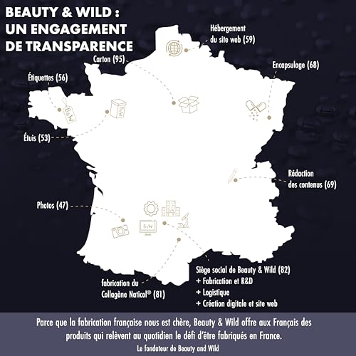 Acide Hyaluronique, Collagène Marin Naticol + Vitamine C + Vitamine E, complément alimentaire acide hyaluronique pour la peau et les articulations, 90 gélules pour 45 jours, Made in France – Image 7