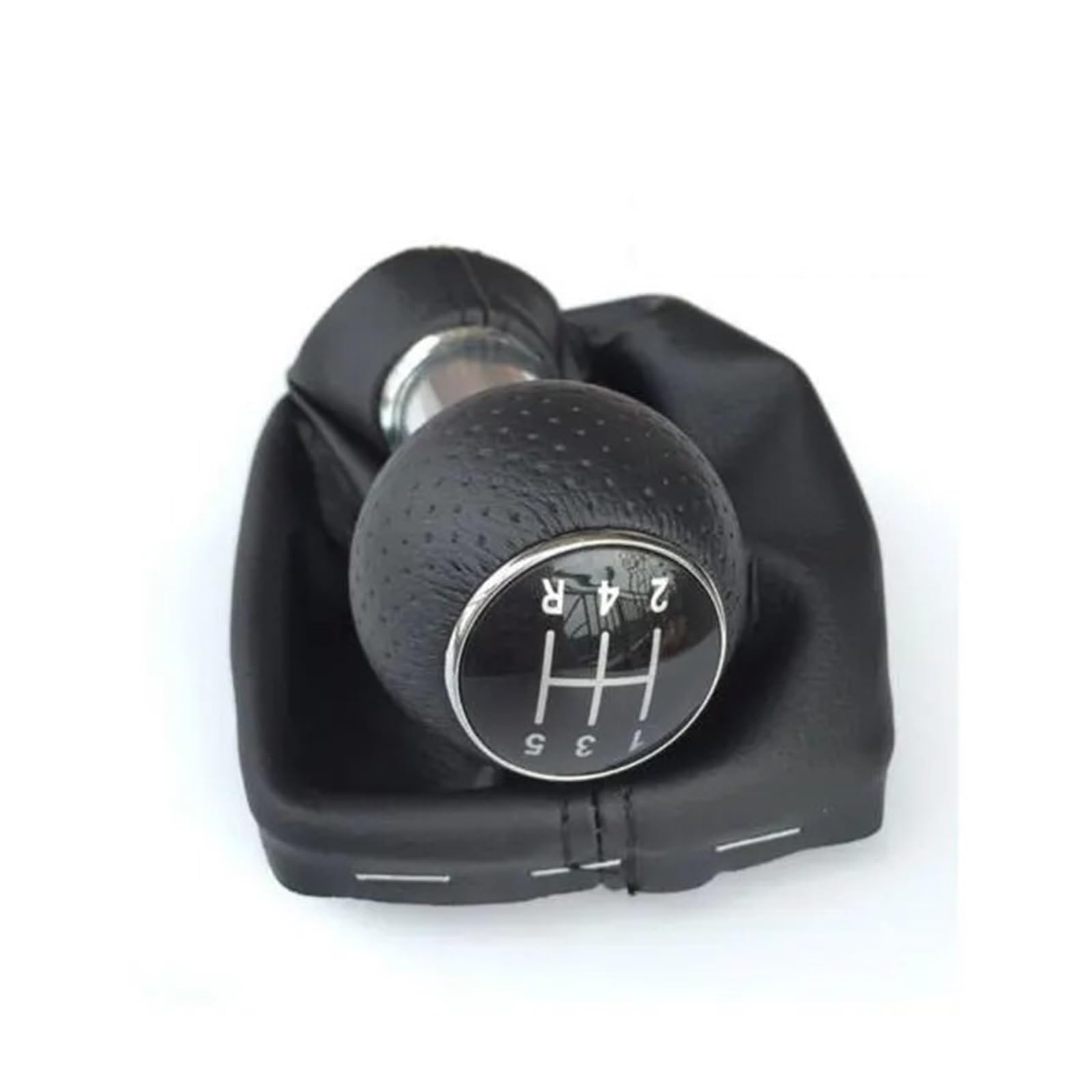 GLBLPEXELR Leather Gear Knob for A3 8L 1. Liter 1996 1997 1998 1999 2000 2001 2002 2003 Parts 23mm 12mm Manul Gear 5/6 Speed Car Shift Knob(23mm 12345R)