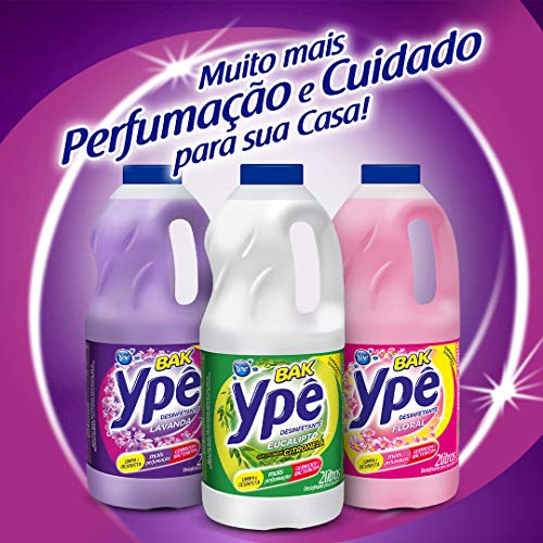 Ypê Desinfetante Floral, 2 L, Rosa