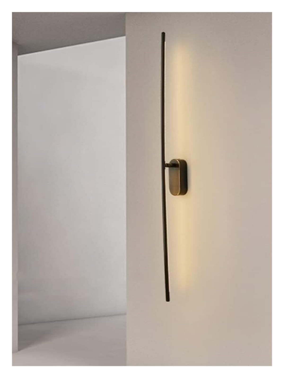 HCZKIUJY Copper LED Wall Light Long Tube Wall Sconces Indoor - Wall Lantern Bedside Wall Sconces Ceiling Lamp,kitchen light (Onecolor-Style2)