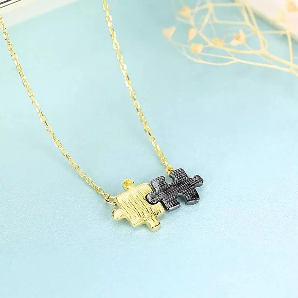 925 Sterlingsilber färbt hängende Halsketten-Frauen-Halsband-Schwarz-Color&Gold-Farben-Schmucksachen