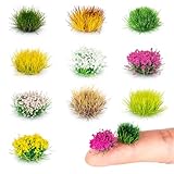 ELEVATE YOUR DIORAMA REALISM: Instantly transforms flat surfaces into lifelike landscapes using high-density static grass tufts and miniature flowers crafted from premium resin and sponge materials PERFECT SCALE FOR MULTIPLE HOBBIES: Ensures accurate...