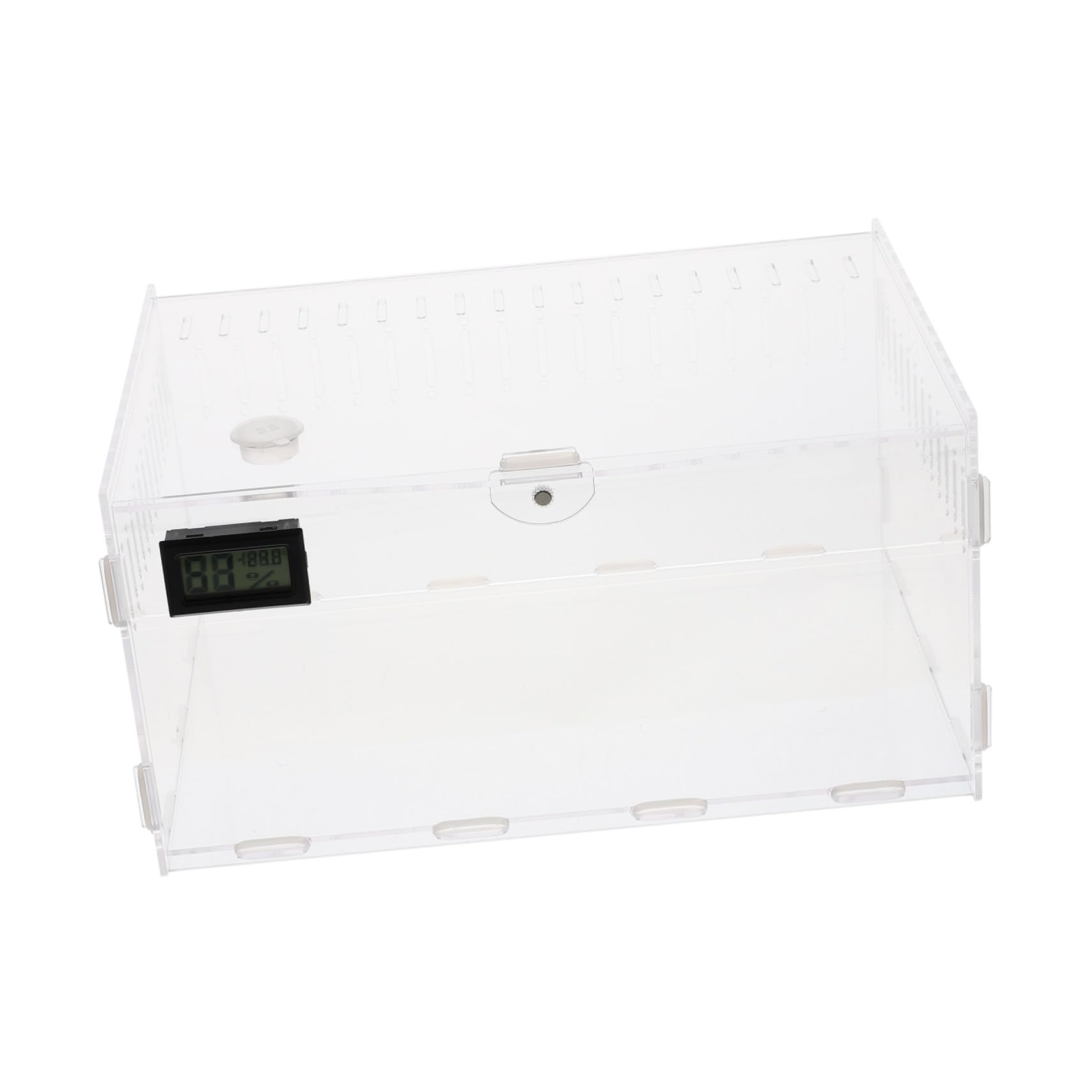 Boîte d'élevage reptile acrylique transparente Hemobllo pour serpent