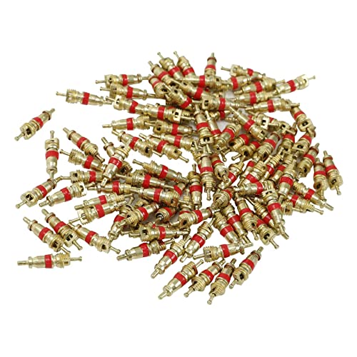 VOWAGH 100pcs Tire Tyre Valve Stem Core Tire Valve Core Remover Tire Repair Pressure Sensor Cores Tpms Universal Bulk Lot Compatible with Car Truck Motorcycle Bicycle ATV