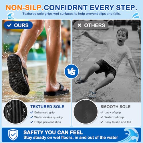 Kids Shower Shoes Quick Dry Flip Flops - image 5