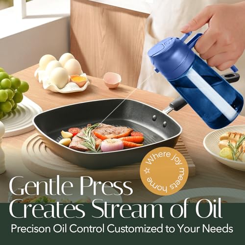 Image of YARRAMATE 16oz /470ml Light-Blocking Dark Oil Sprayer for Cooking (Navy)