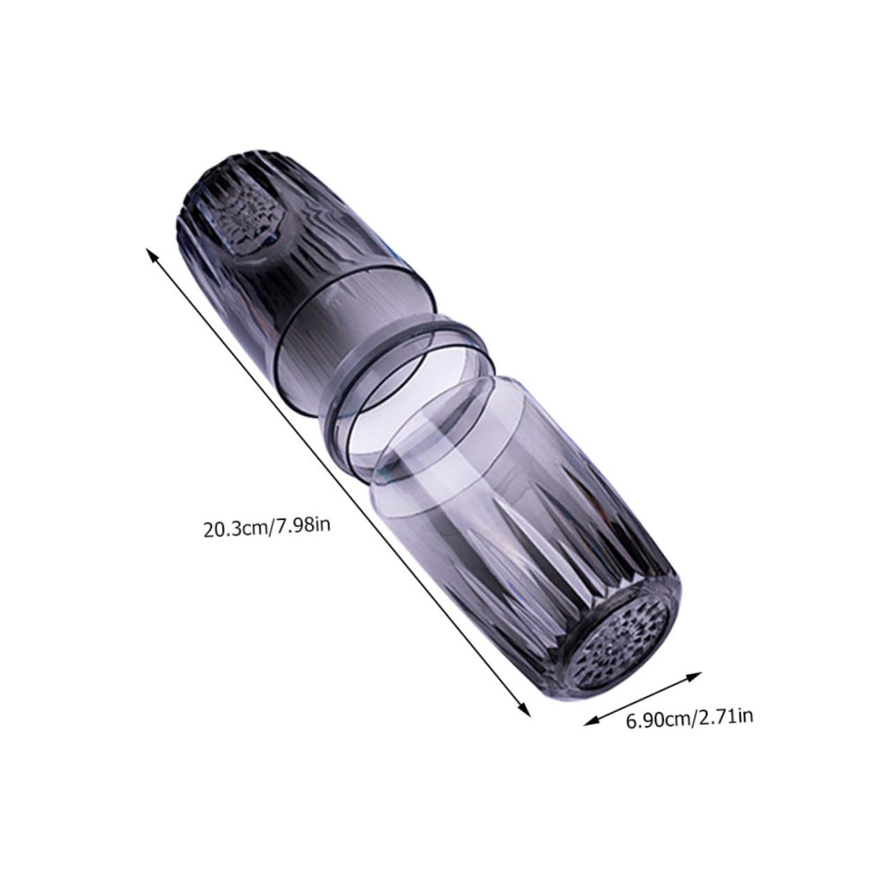 PartyKindom 1Pc Portable Toothbrush Case Travel Wash Cup with Creative Transparent Design Compact Personal Care Storage Box for Trips and Students