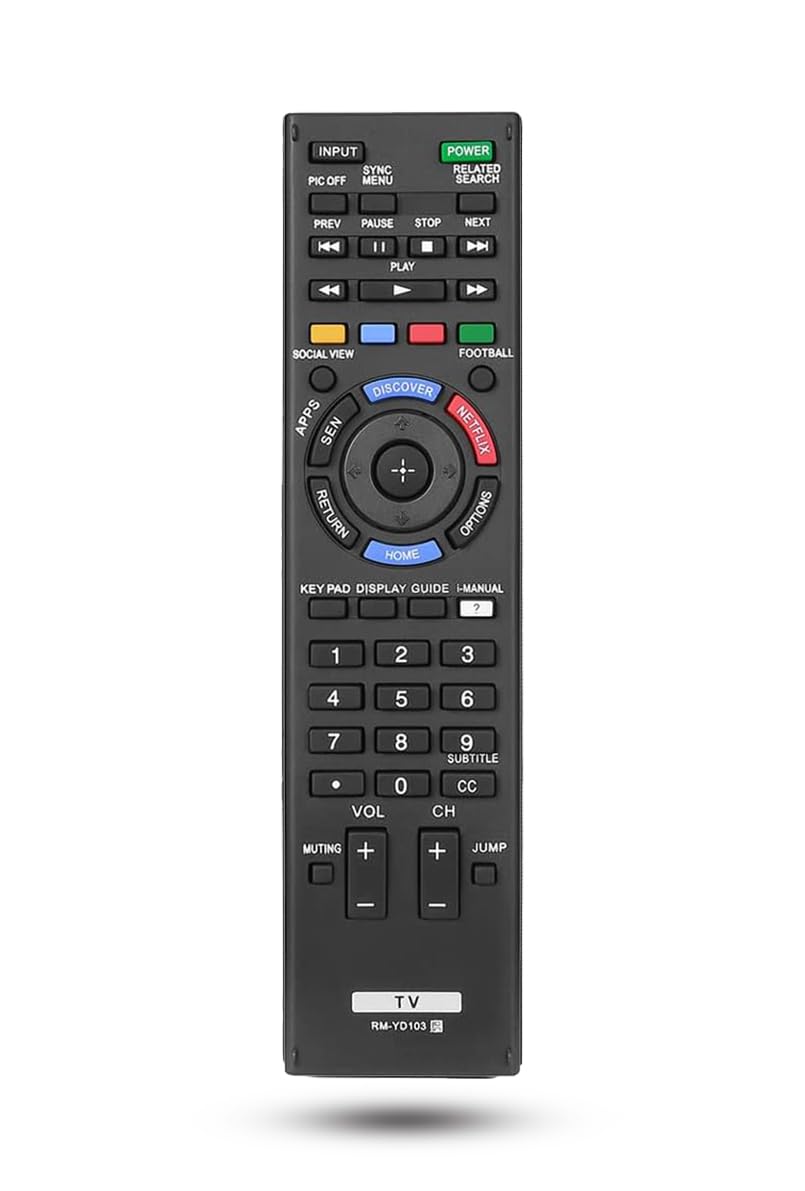 RM-YD103 Replacement Remote Control for Sony Smart TV RM-YD102 KDL40W600B KDL48W590B KDL48W600B KDL-40W600B KDL-48W600B KDL-40W590B KDL-55W700B KDL-