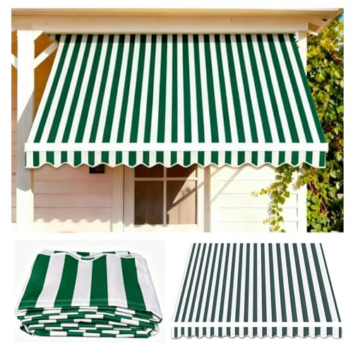 Toile pour store extérieur rétractable polyester anti-UV grande taille patio - 2